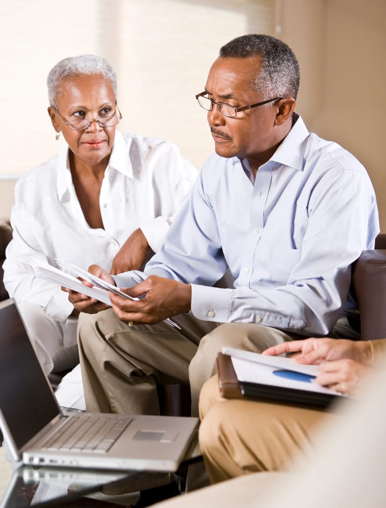 Image of people discussing the duties of an executor